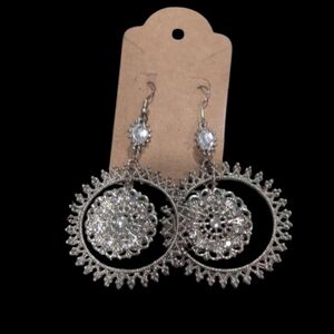 Elegant Silver Dangle Earrings